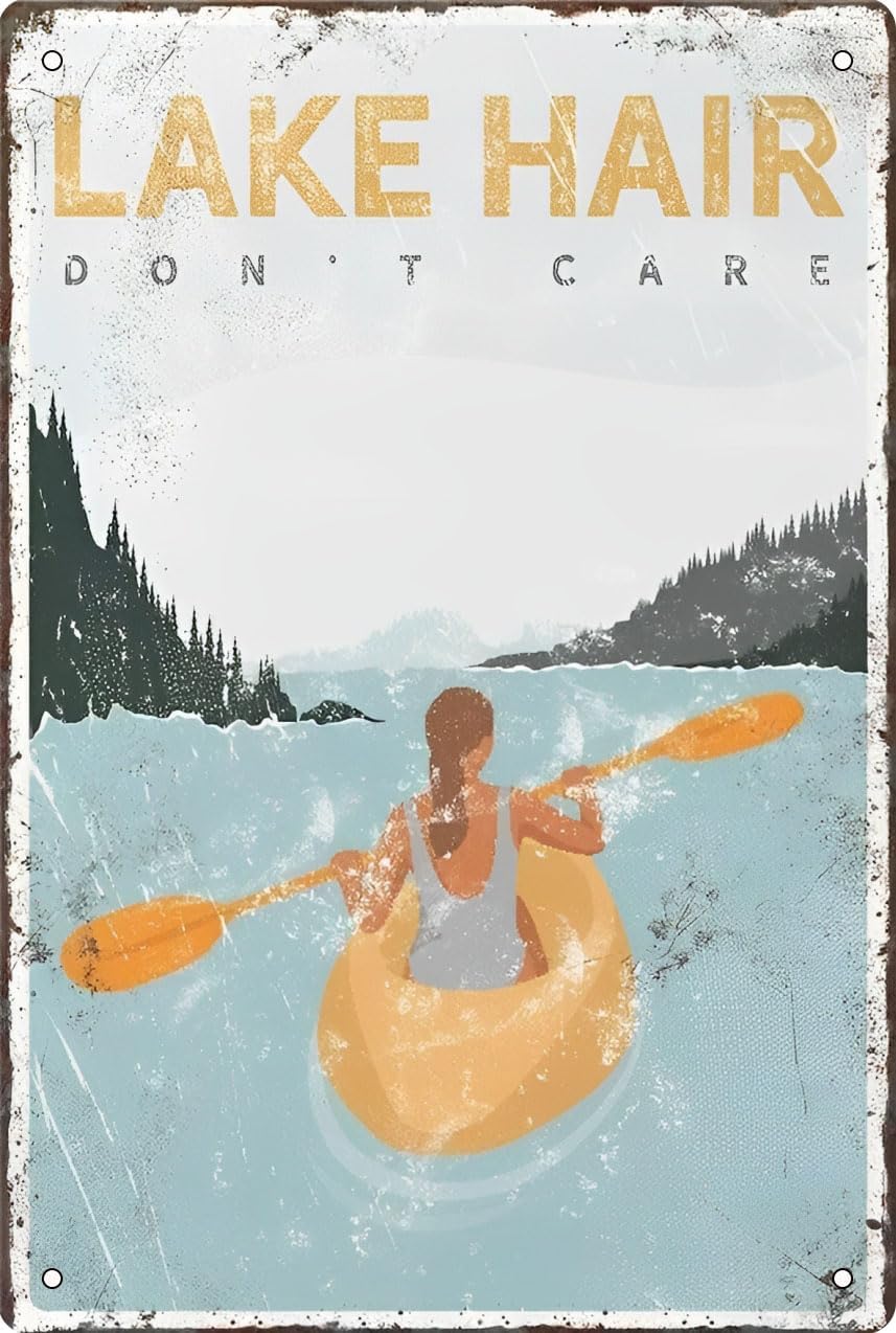 House Hair Care - Lake Hair Dont Care Poster –