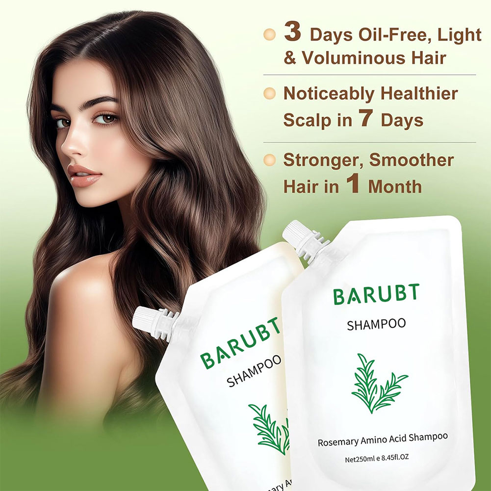 Biotin Shampoo Thickening - 250 ml Rosmarin-Shampoo, Rosmarin-Biotin-Aminosäure-Shampoo für Haarwachstum,