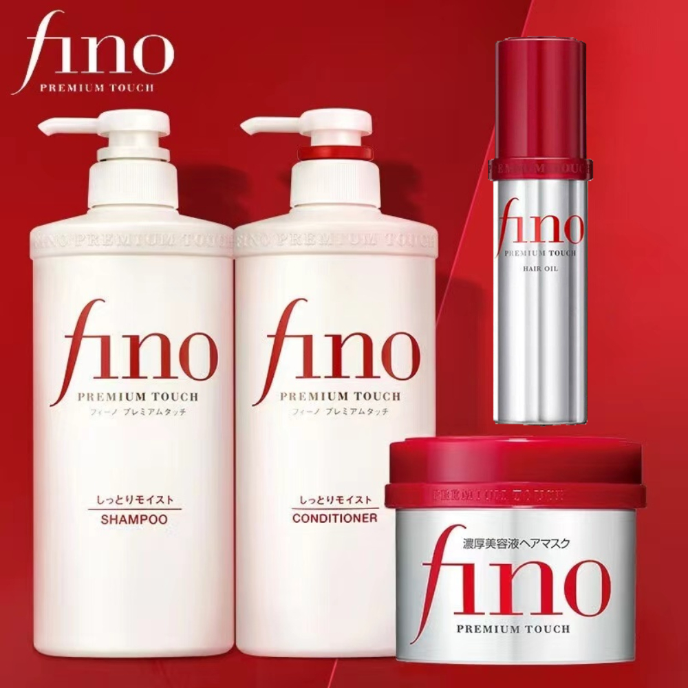Hair Care Collagen - Fino Premium Touch Haarpflege-Set - 550ml