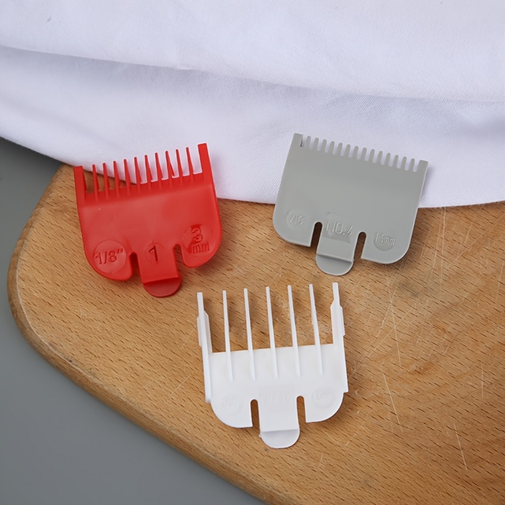 Hair Care Tools - 3-teiliges Set Haarschneidekämme, Salon-Haarschneidemaschinen-Zubehör, Positionierungskämme, Haarstyling-Kämme,