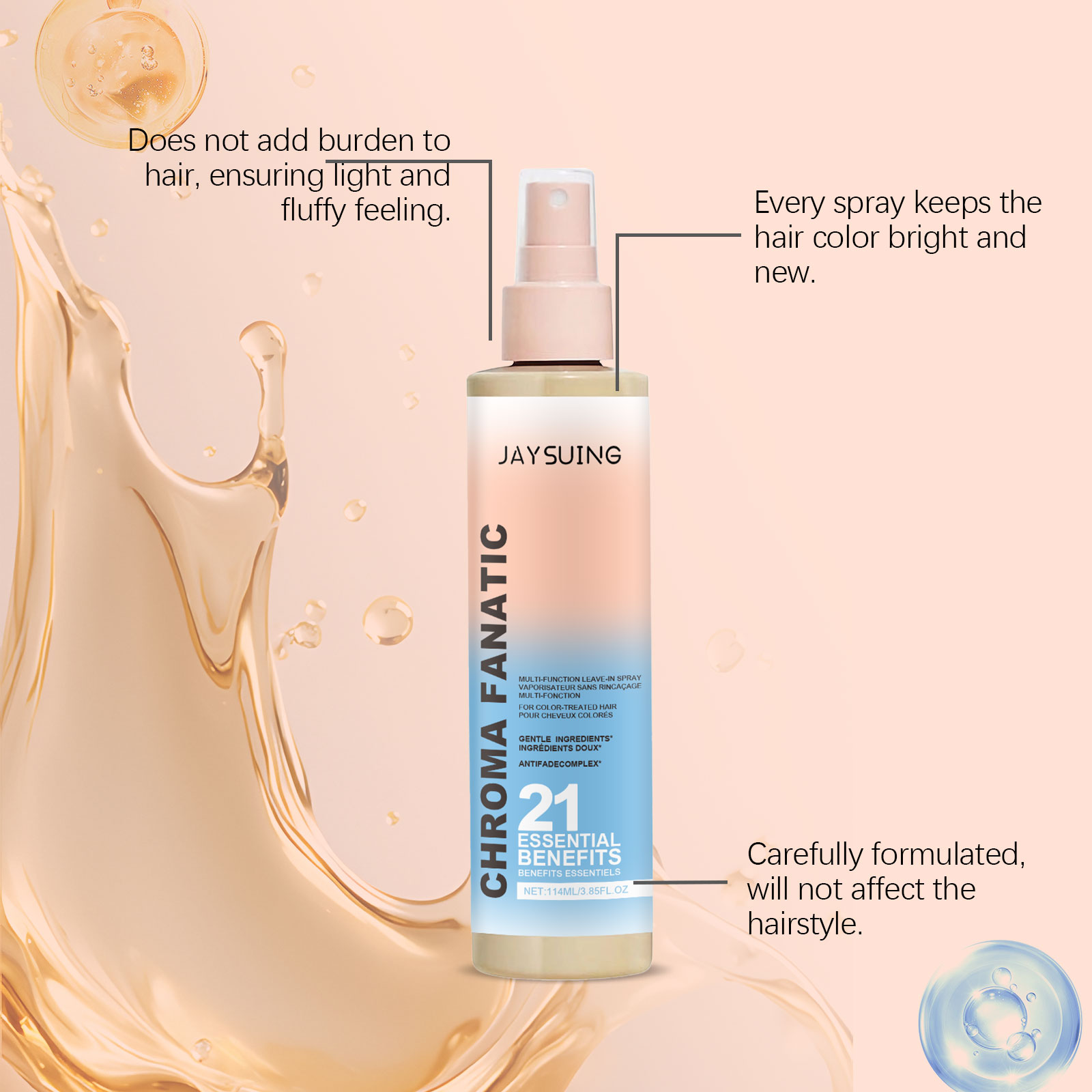 Feuchtigkeitsspendendes Spray  – Hair Care Essence Oil Spray Bewertung und Preis