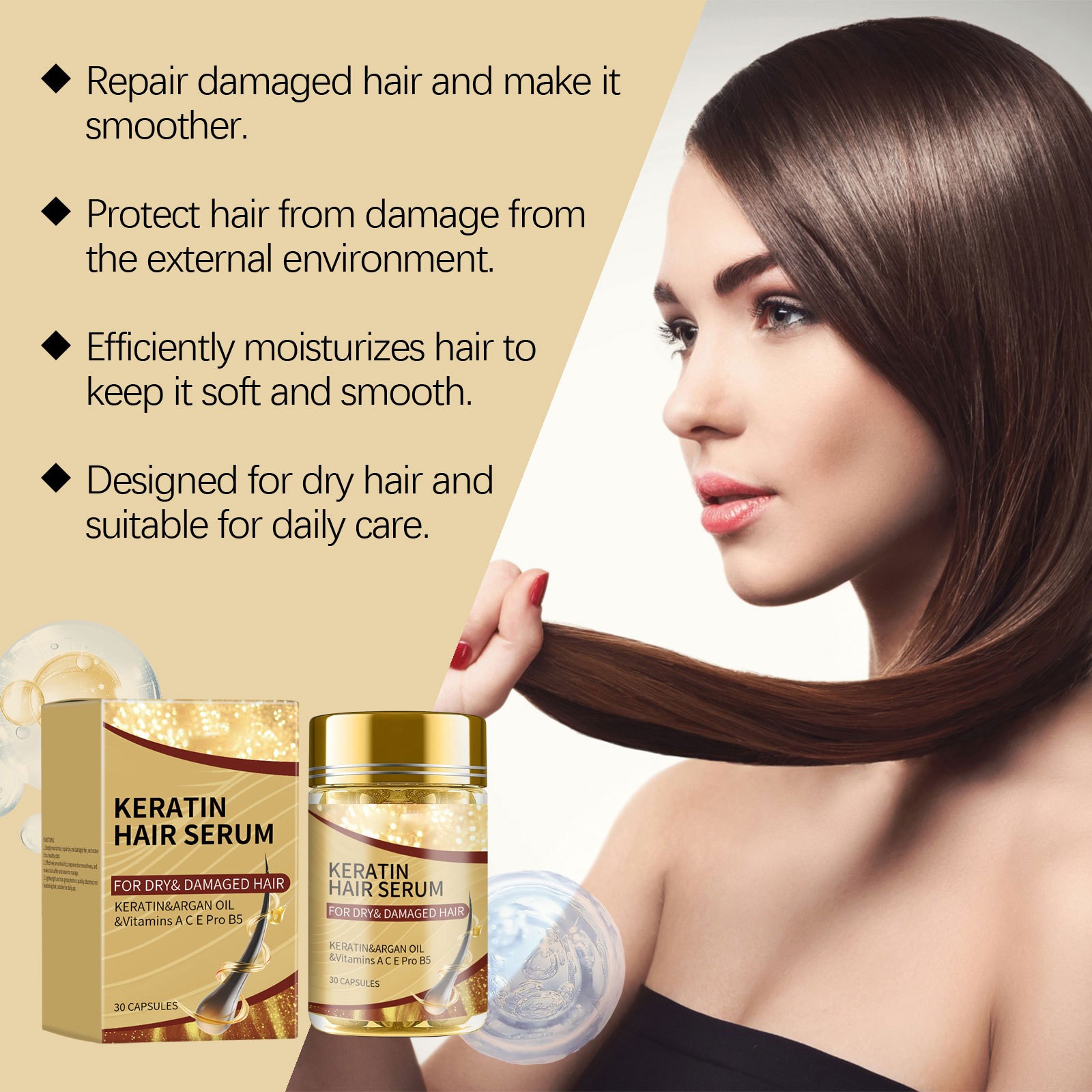 Arganöl glatte Haarpflege Kaps – House Hair Care Bewertung und Preis