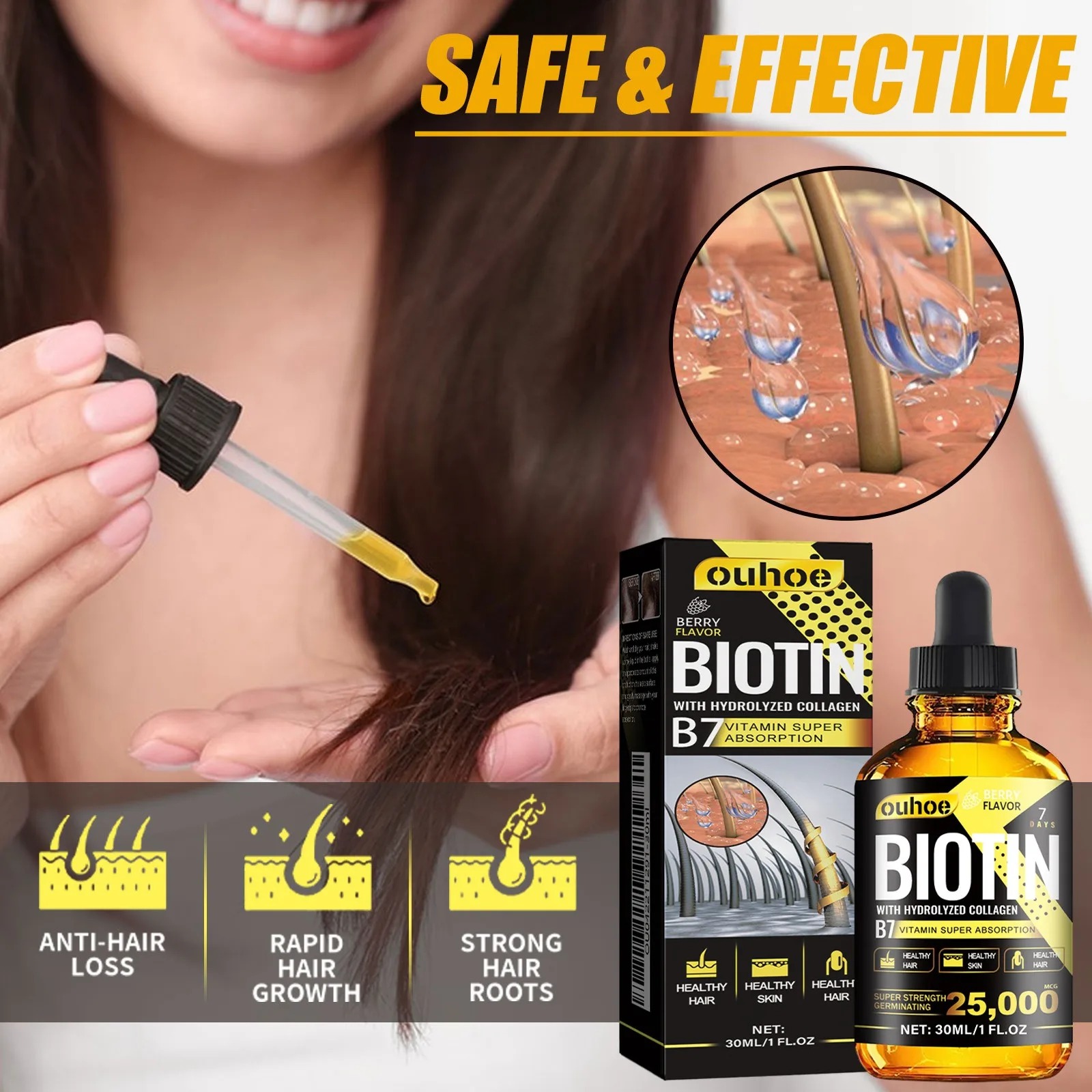 Kollagen B7 Vitamin-Haarwachst – Hair Care Collagen Bewertung und Preis