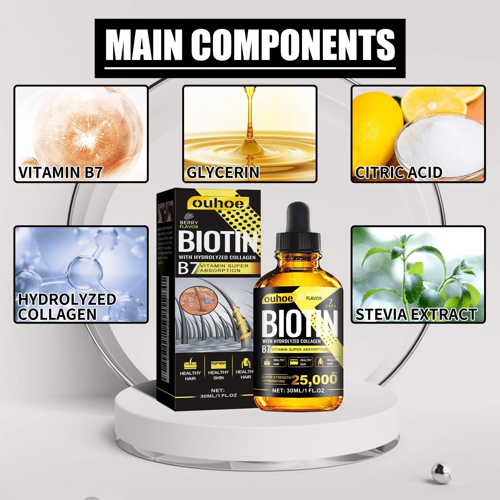 Kollagen B7 Vitamin-Haarwachst – Hair Care Collagen Bewertung und Preis