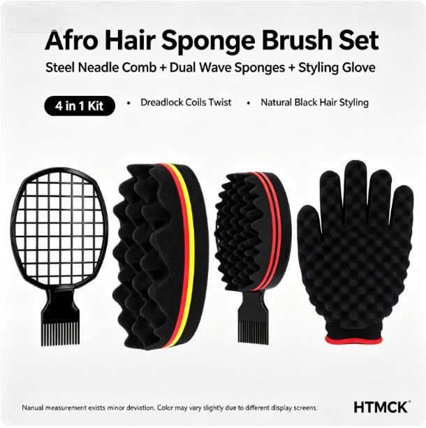 Afro-Haar-Schwamm-Bürsten-Set, – Twist Sponge Coil Bewertung und Preis