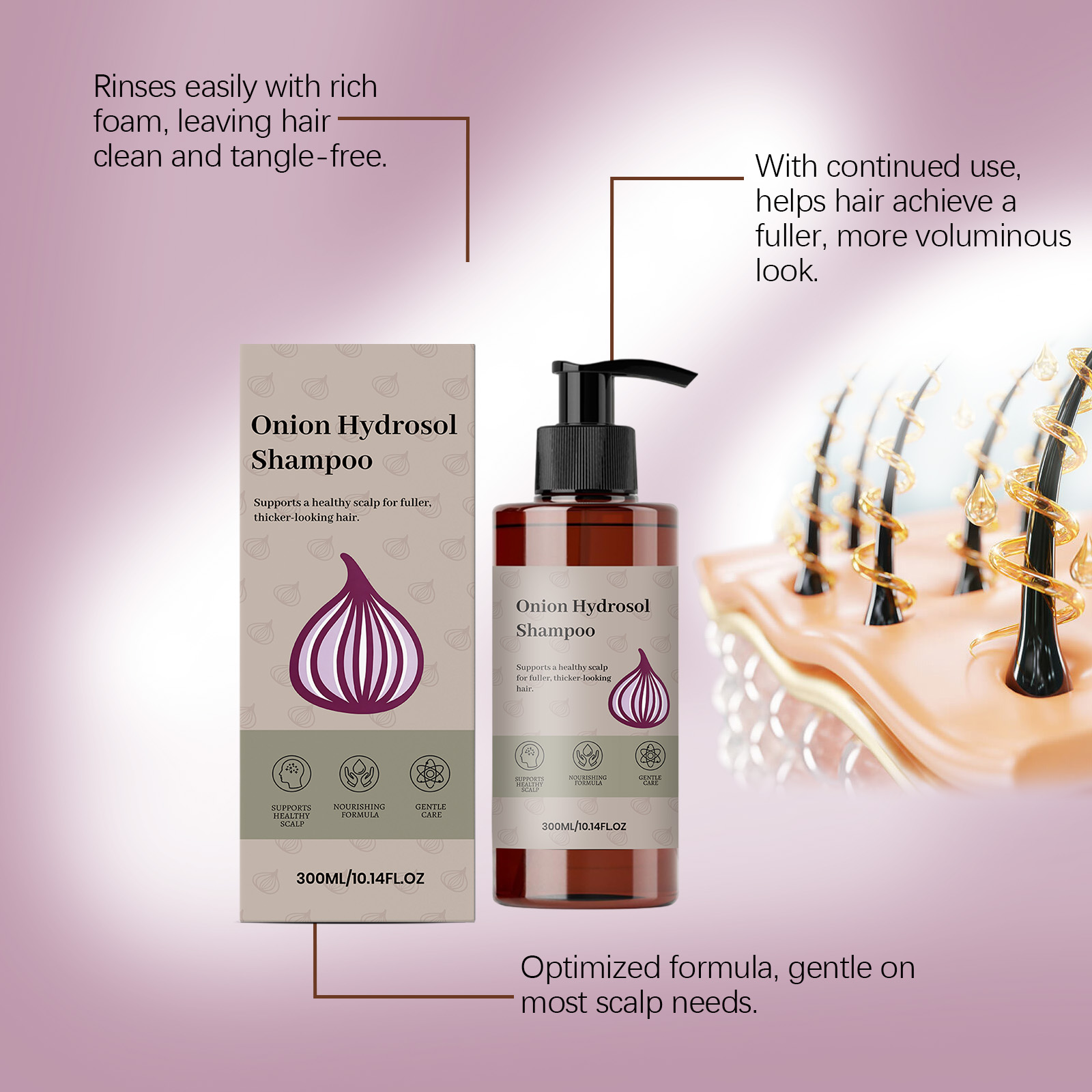 Zwiebel-Biotin-Rosmarin-Shampo – Biotin Shampoo Thickening Bewertung und Preis