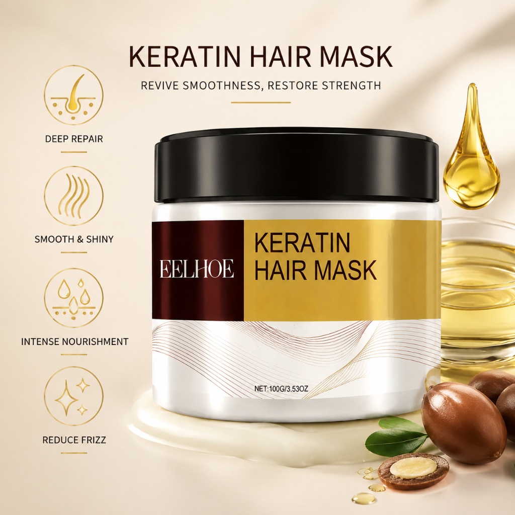 Keratin-Haarmaske mit Argan- u – Hair Care Collagen Bewertung und Preis